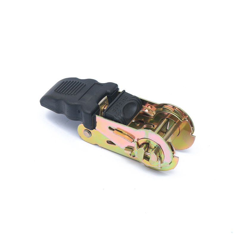 1 orlach 25mm*800kg/1760lbs Láimhseáil rubair Búcla Ratchet Tiedown