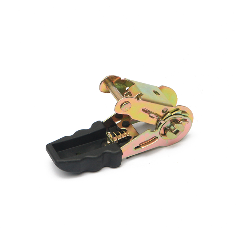 1 orlach 25mm*800kg/1760lbs Láimhseáil rubair Búcla Ratchet Tiedown