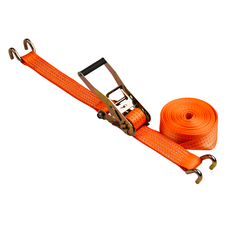 2 orlach 50mm*5t ceangail síos strap le u hook