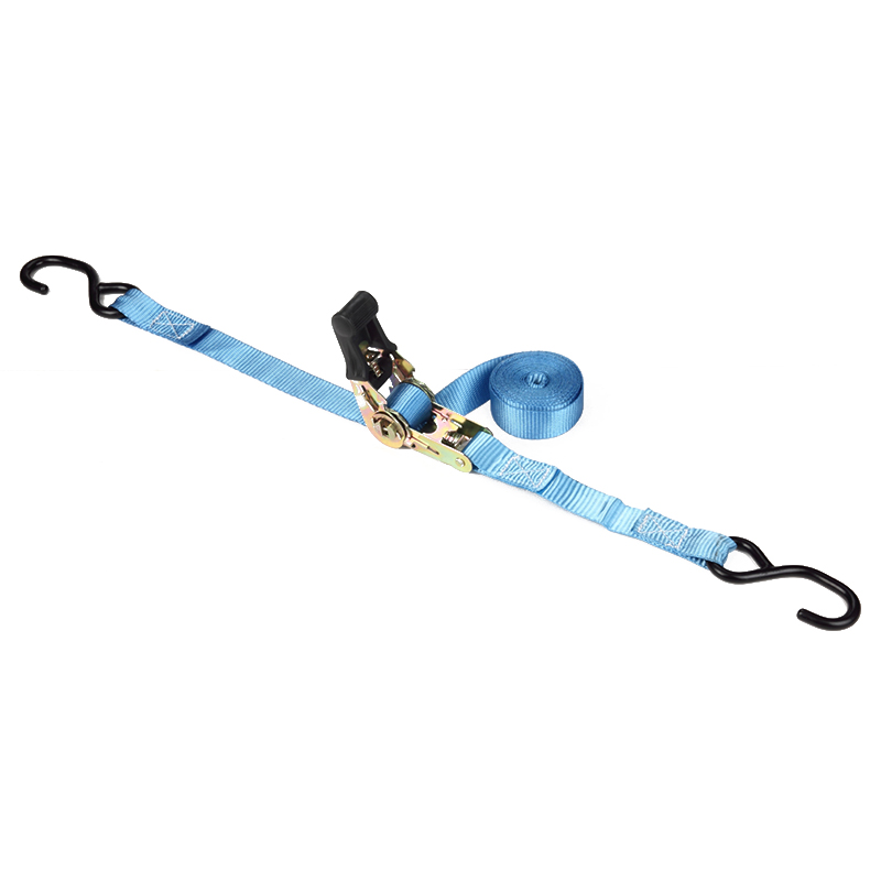 1 orlach 25mm 800kg strapaí comhcheangailte le crúca le Hook Black Brated