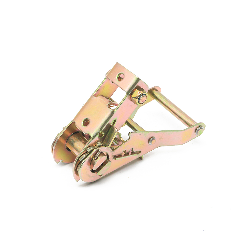 1-1/16 orlach 28mm 1500kg/3300lbs ratchet Tie síos búcla 1 orlach lasta trom-dhualgas Tie síos an búcla