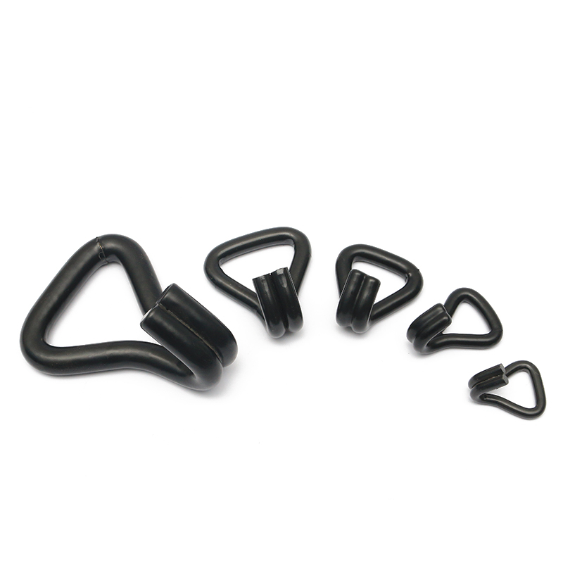 1-1/16 orlach 1500kg/3000lb pvc dubh pvc brataithe j hook sreang j hook