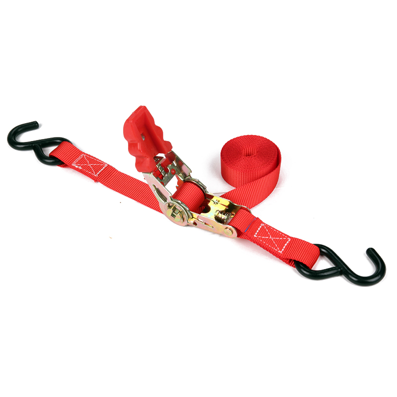 1 orlach 25mm 800kg strapaí comhcheangailte le crúca le Hook Black Brated